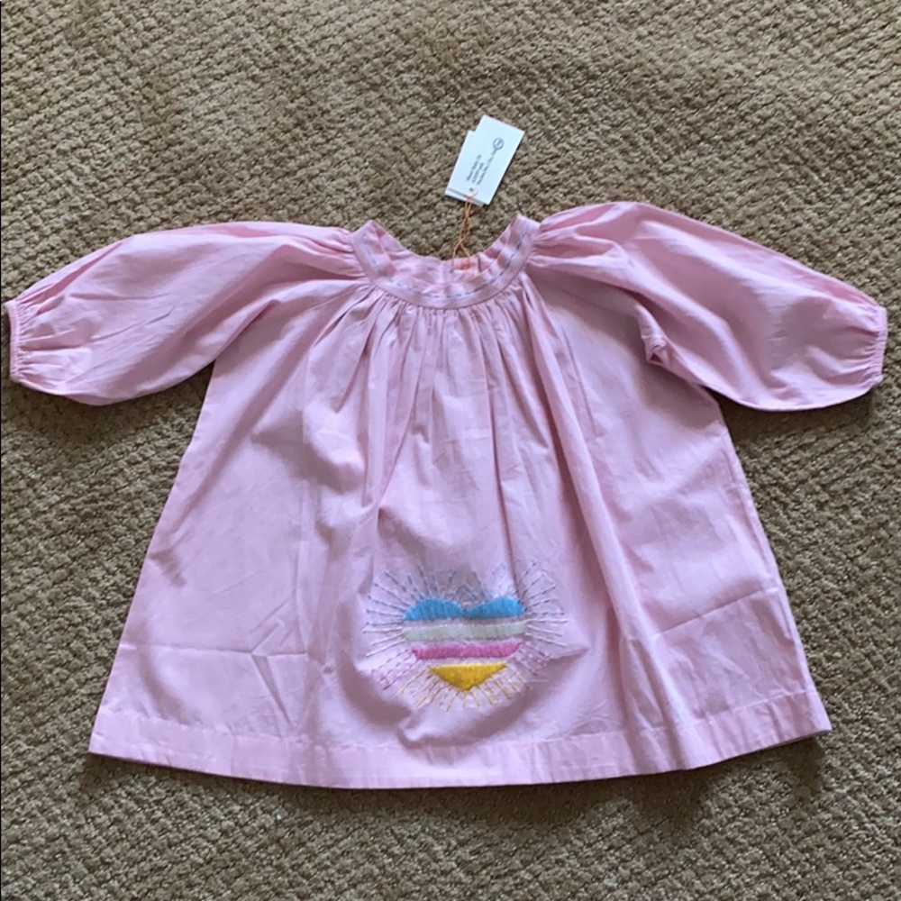 NWT Everbloom rainbow heart dress